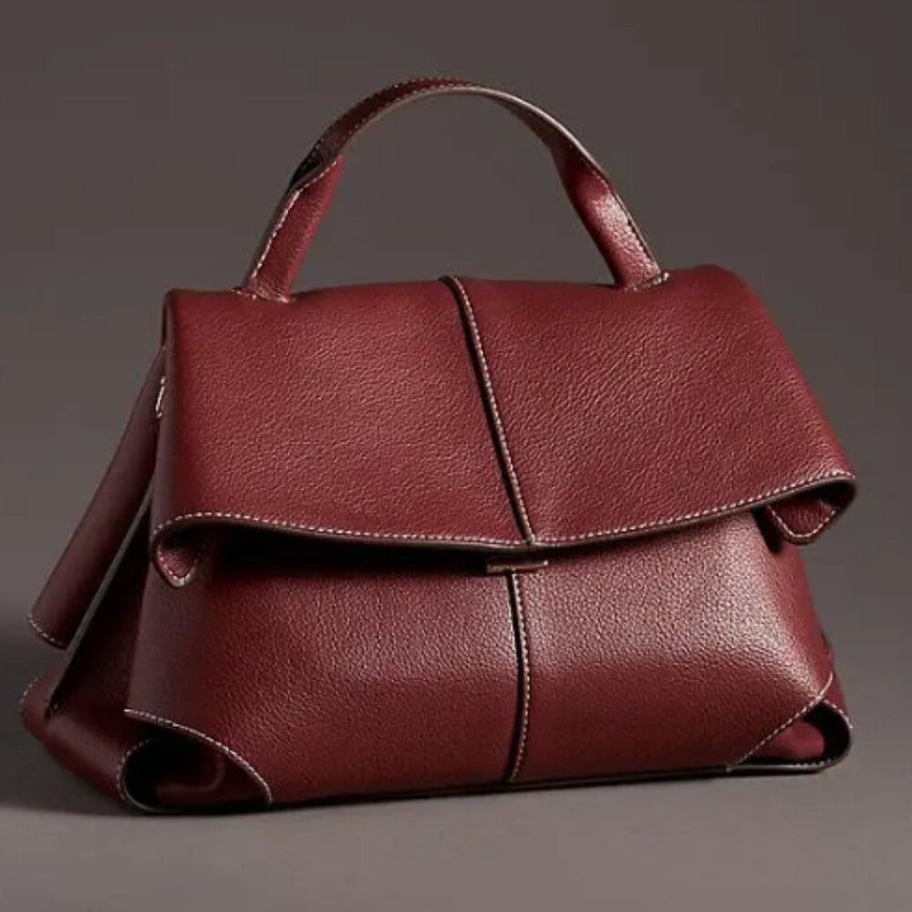 Fold-over Top Handle Satchel - Sold Out Online